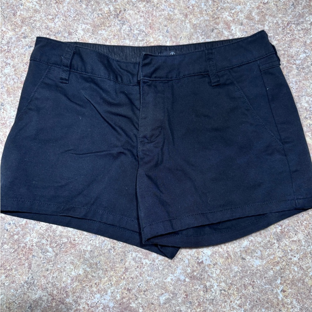 Volcom Black High Waist Shorts